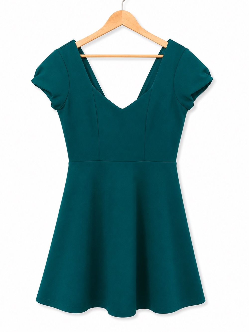 Urban Outfitters Emerald Green Cap Sleeve Skater Dress NWT Size 6